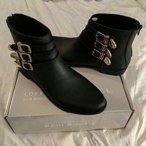 Like new Loeffler Randall rain boots
